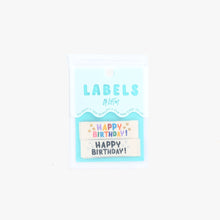 Sew in label - Happy Birthday
