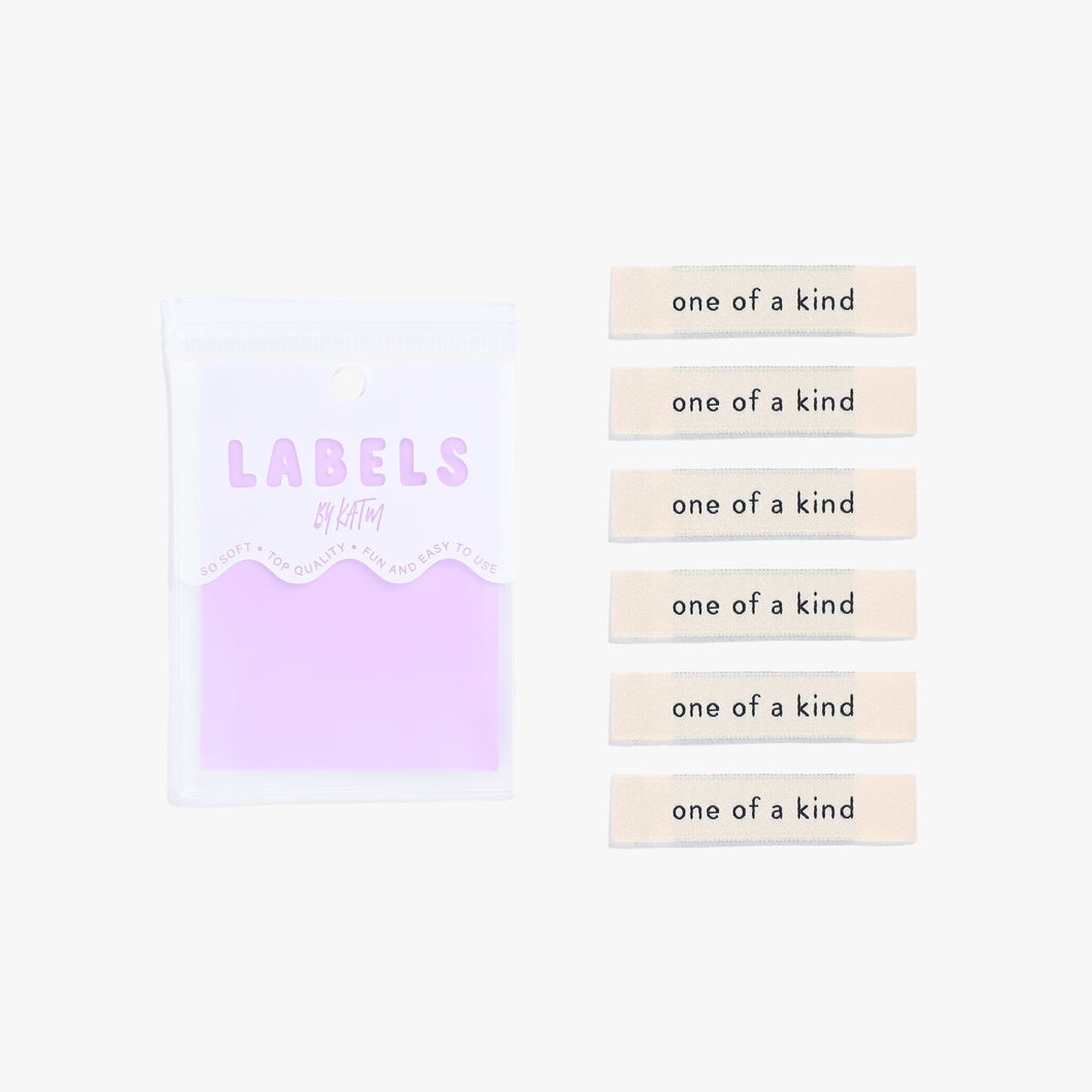 Sew in label - One of a kind