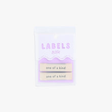 Sew in label - One of a kind