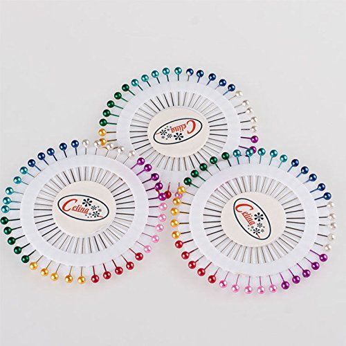Glass head pins