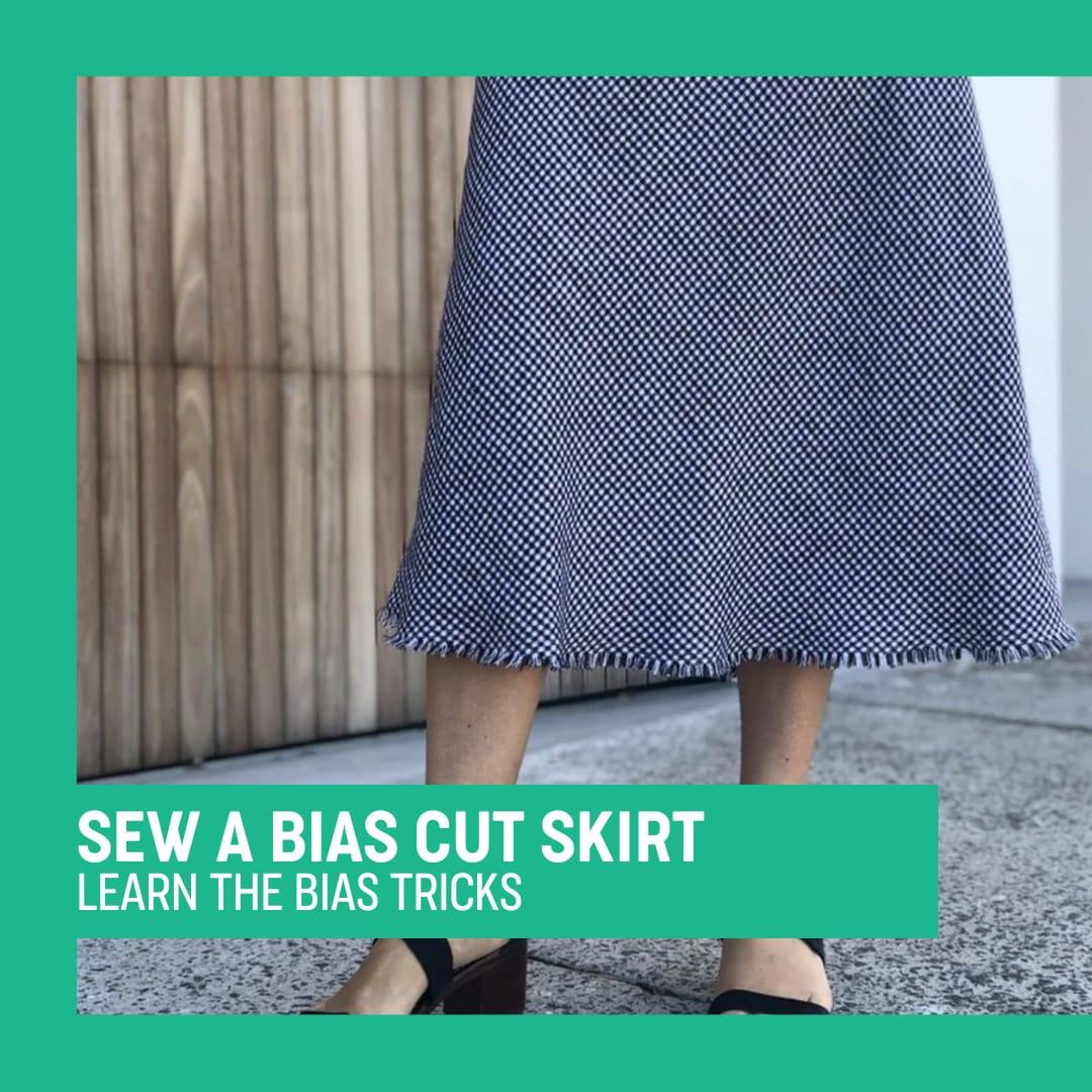 Sew a Bias Cut Skirt