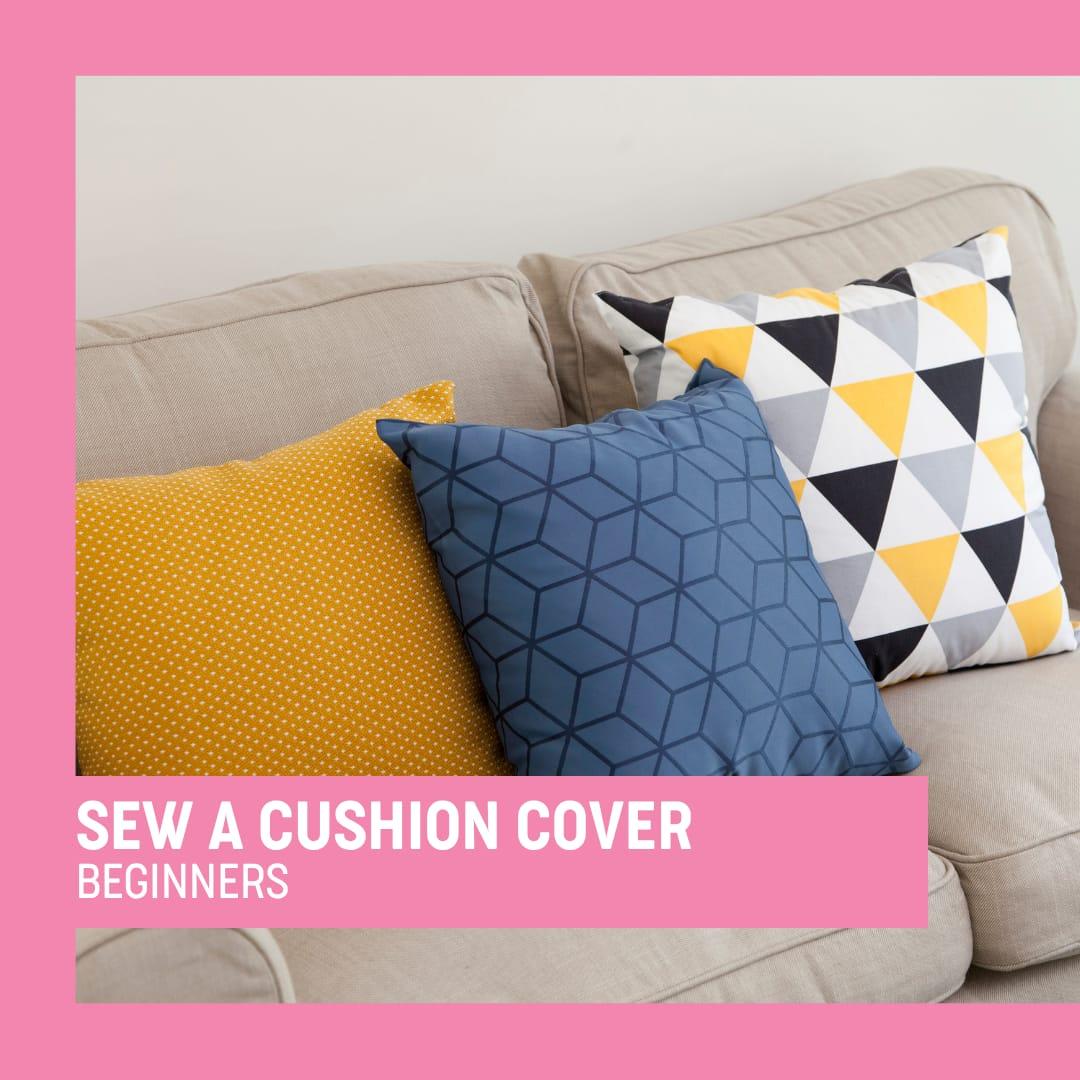 Sew a cushion cover