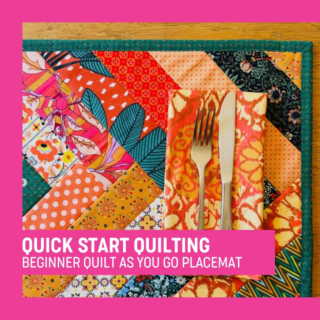 Quick Quilting: Quilt-As-You-Go Placemats