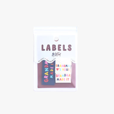 Sew in label - Grandma Made It