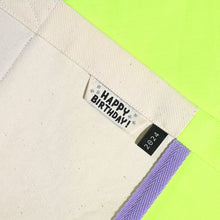 Sew in label - Happy Birthday