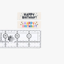 Sew in label - Happy Birthday