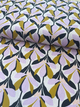 Lily Flower Cotton Duck Fabric