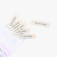 Sew in label - One of a kind