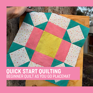 Quick Start Quilting : QAYG Placemat