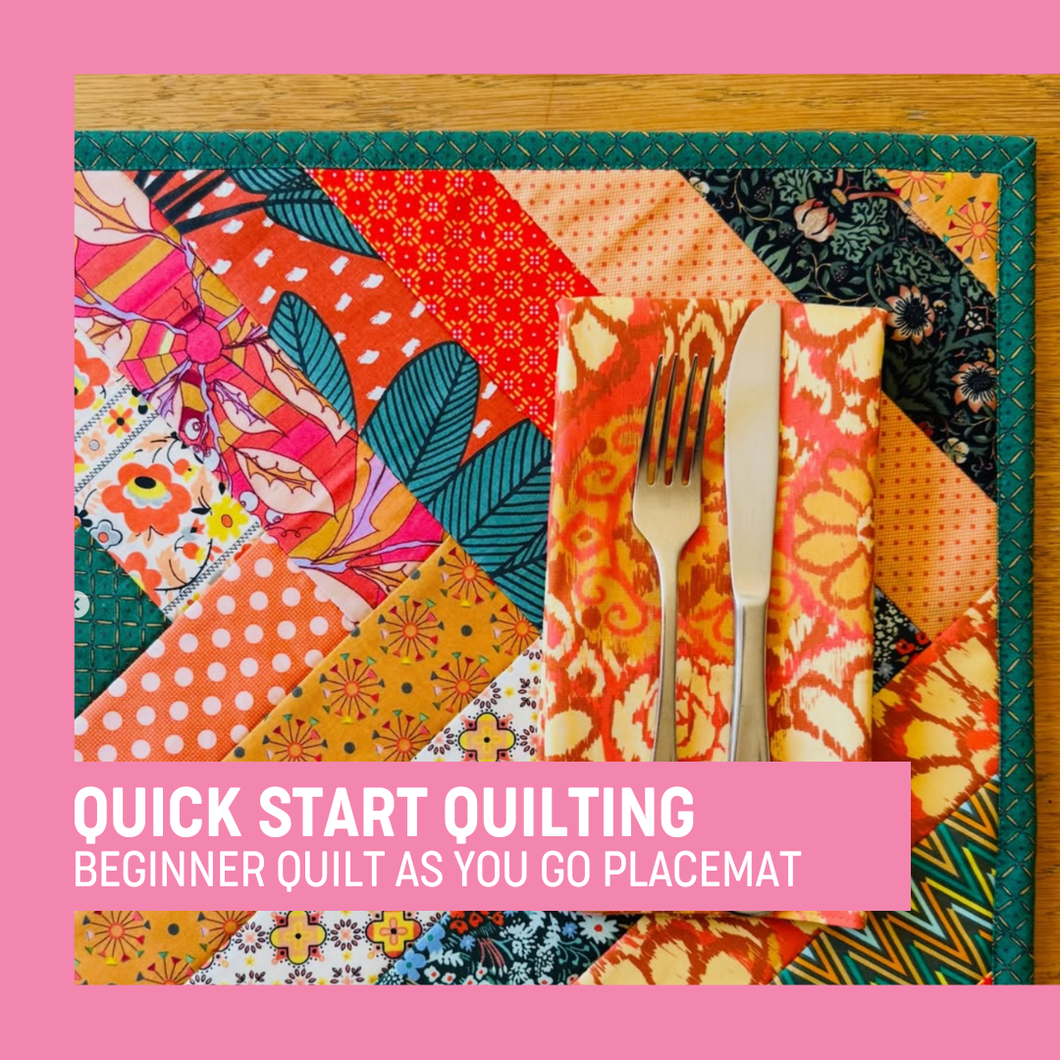 Quick Start Quilting : QAYG Placemat
