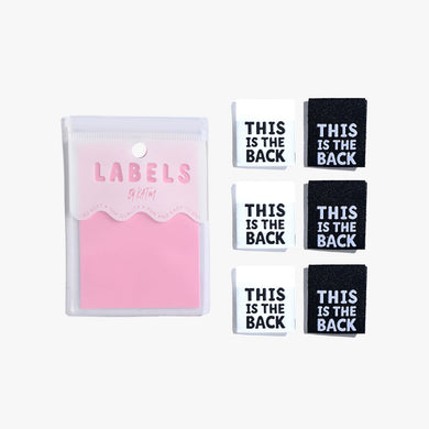 Sew in label - This is the back