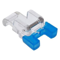 Sew on button presser foot