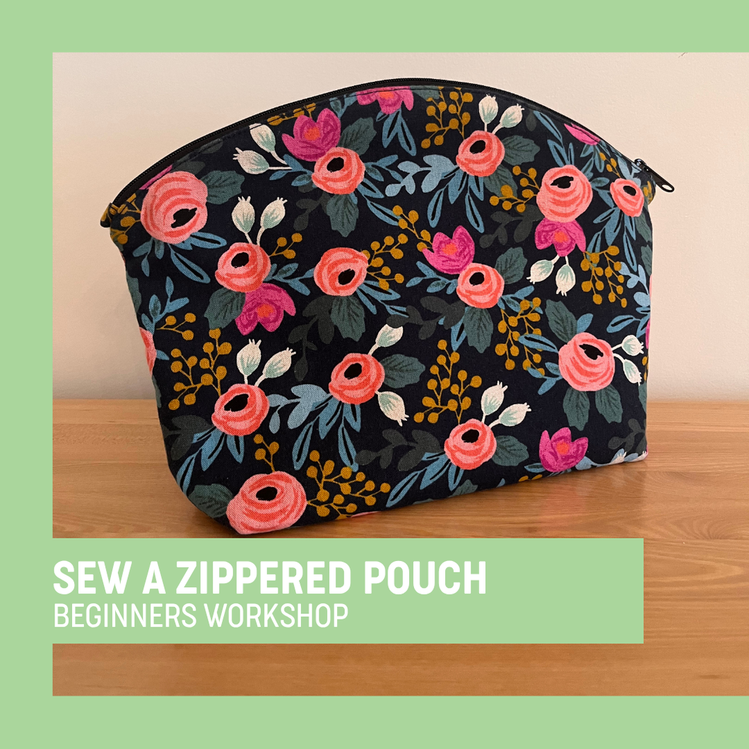 Beginners: Sew a Zippered Pouch
