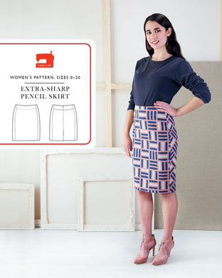 Liesel & Co extra-sharp pencil skirt sewing pattern