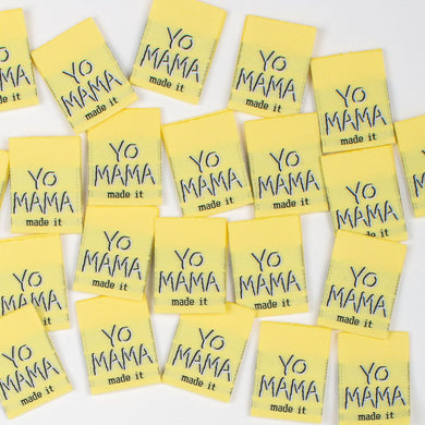Sew in label - Yo Mama made it